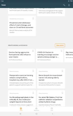 Univadis - Medical news android App screenshot 3